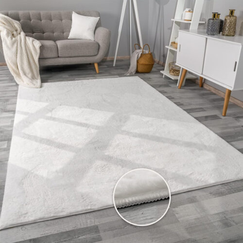 Modern szőnyeg Puha Olívia (White) 240x330cm Fehér