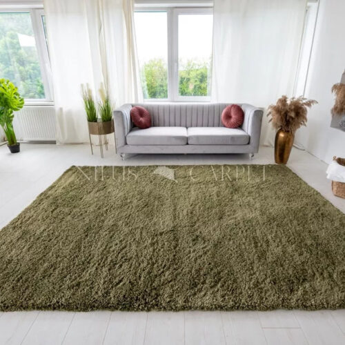 Shaggy szőnyeg Outlet 5cm (GREEN) 200x290cm Keki Zöld