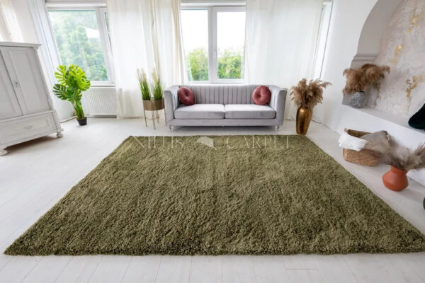 Shaggy szőnyeg Outlet 5cm (GREEN) 200x290cm Keki Zöld