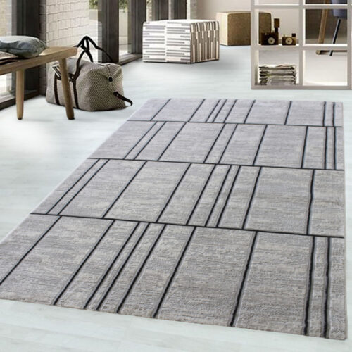 Modern Szőnyeg Petra 1982 (D. Grey-Ecru) 80x250cm Szürke