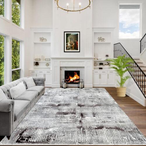 Modern szőnyeg Porto Lux 5927 (Cream-Brown) 240x330cm Krém-Barna