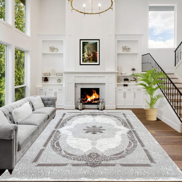 Modern szőnyeg Porto Lux 5931 (Cream-Brown)240x330cm Krém-Barna