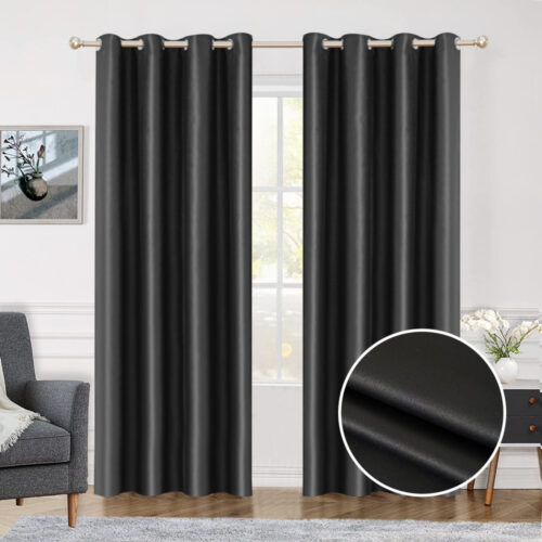 Kész sötétítő függöny Black Out Palmira 1db 140x240cm Fekete