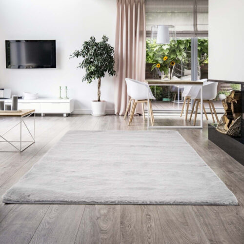 Shaggy szőnyeg Luxury Rabbit (Light Grey) 80x150cm Szürke