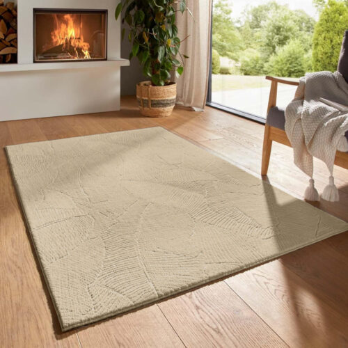 Modern szőnyeg Rio 3D Garden (Beige) 60x220cm Bézs