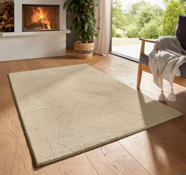 Modern szőnyeg Rio 3D Garden (Beige) 60x220cm Bézs