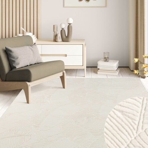 Modern szőnyeg Rio 3D Garden (Cream) 60x220cm Krém