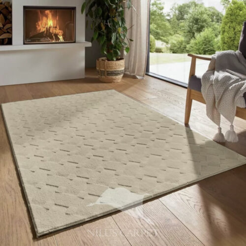 Modern szőnyeg Rio 3D Join (Beige) 80x150cm Bézs