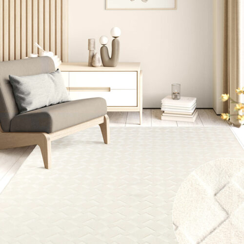 Modern szőnyeg Rio 3D Join (Cream) 60x220cm Krém