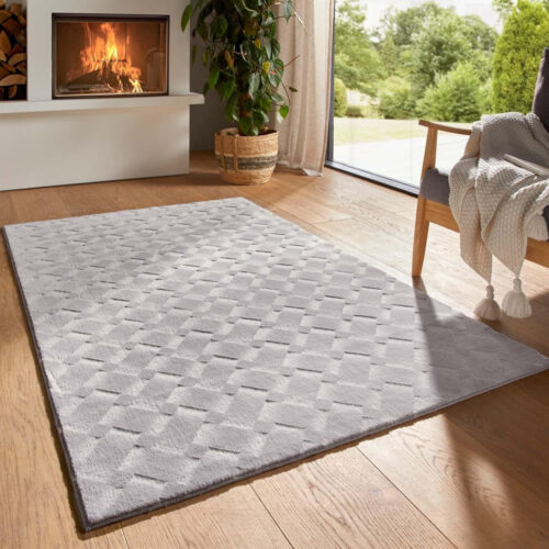 Modern szőnyeg Rio 3D Join (Grey) 200x280cm Szürke