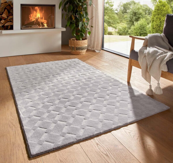 Modern szőnyeg Rio 3D Join (Grey) 200x280cm Szürke