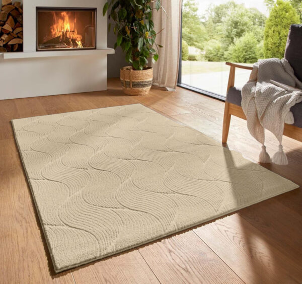 Modern szőnyeg Rio 3D Orla (Beige) 60x220cm Bézs