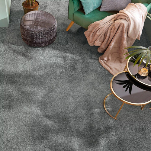 Padlószőnyeg Royal Touch Prémium 400cm széles tekercs Sötétszürke