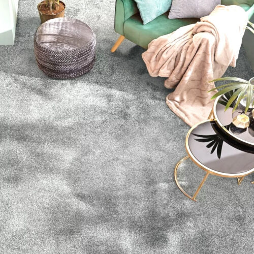 Padlószőnyeg Royal Touch Prémium 400cm széles tekercs Világosszürke