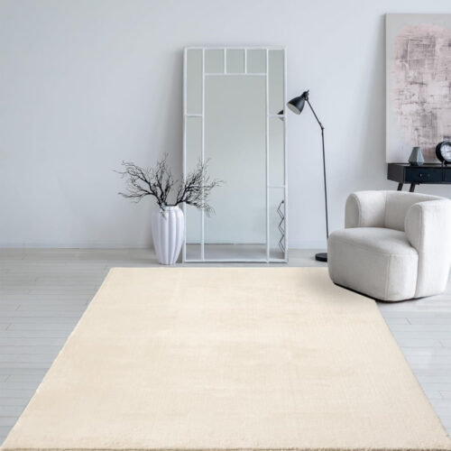 Modern szőnyeg Palm Plüss (Beige) 50x80cm Bézs