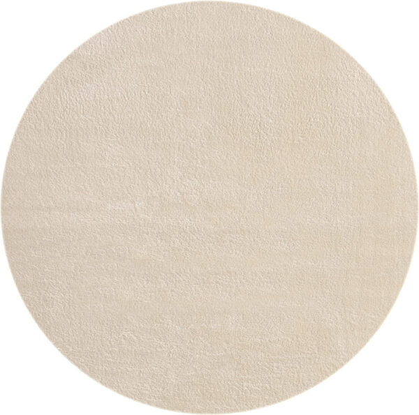 Modern szőnyeg Palm Plüss (Beige) Kerek 160cm Bézs