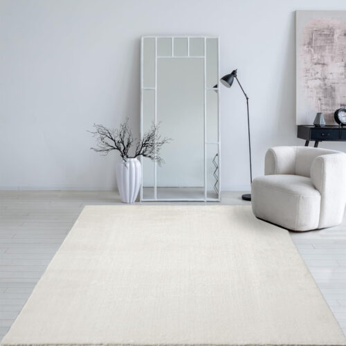 Modern szőnyeg Palm Plüss (Cream) 140x200cm Krém