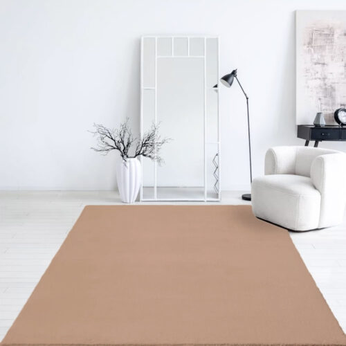 Modern szőnyeg Palm Plüss (Dark Beige) 140x200cm Sötét Bézs