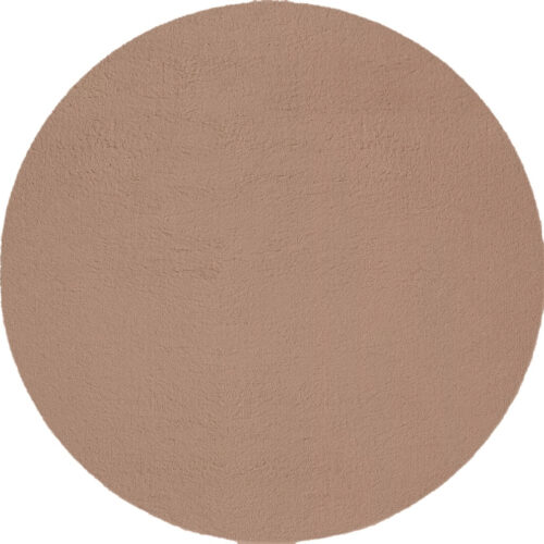 Modern szőnyeg Palm Plüss (Dark Beige) Kerek 160cm Sötét Bézs