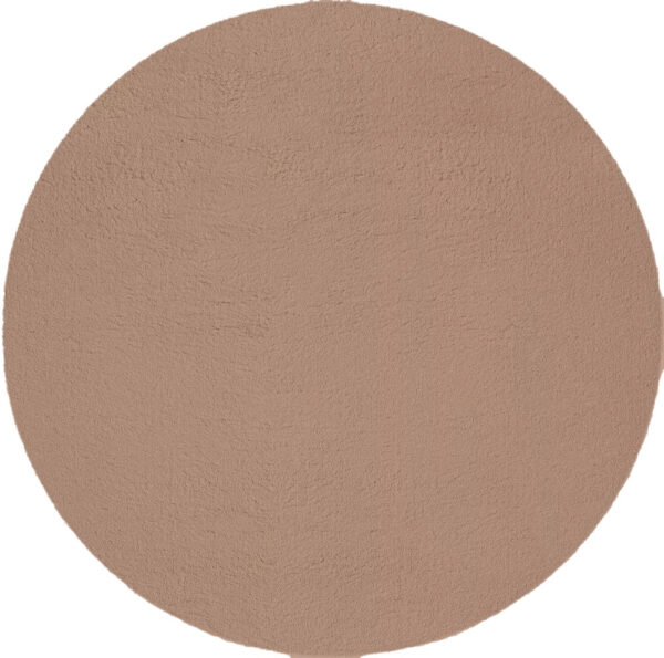 Modern szőnyeg Palm Plüss (Dark Beige) Kerek 160cm Sötét Bézs