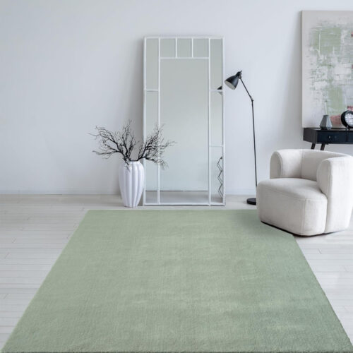 Modern szőnyeg Palm Plüss (Green) 40x70cm Zöld
