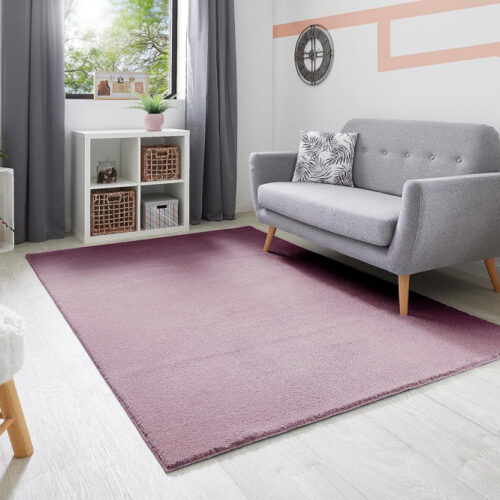 Modern szőnyeg Palm Plüss (Purple) 80x150cm Lila
