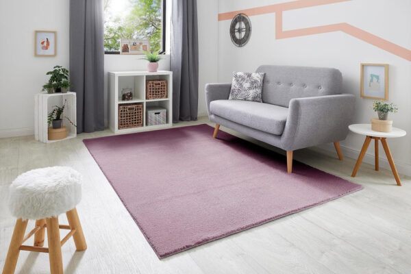 Modern szőnyeg Palm Plüss (Purple) 80x150cm Lila