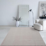Modern szőnyeg Palm Plüss (Send) 60x220cm Homok
