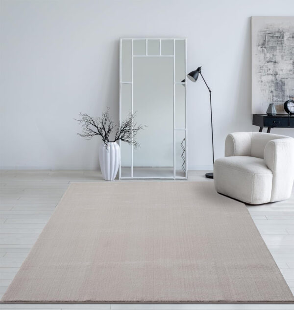 Modern szőnyeg Palm Plüss (Send) 60x220cm Homok