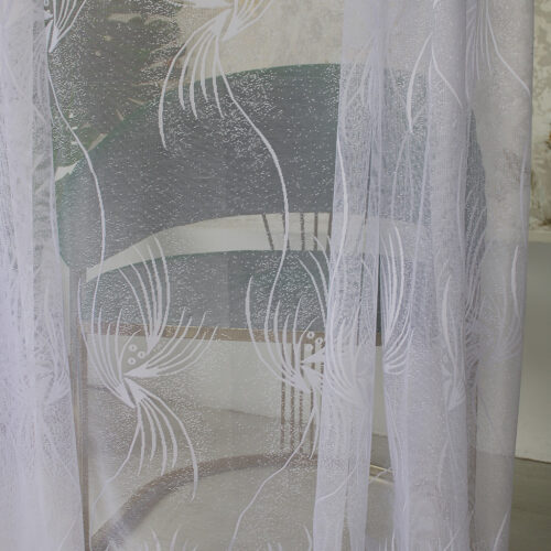 Kész függöny Scarlett fehér Meduza moden minta 200x180cm