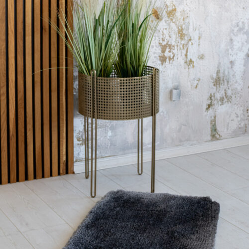 Fürdőszoba szőnyeg Lux Plüss 1 részes Antracit 50x80cm