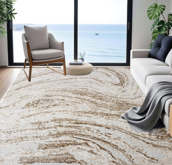 Modern szőnyeg Cezar 0838 (Beige) 80x150cm Bézs-Krém