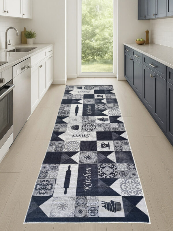 Konyhai szőnyeg Gordon 70x200cm Sweet Kitchen Black