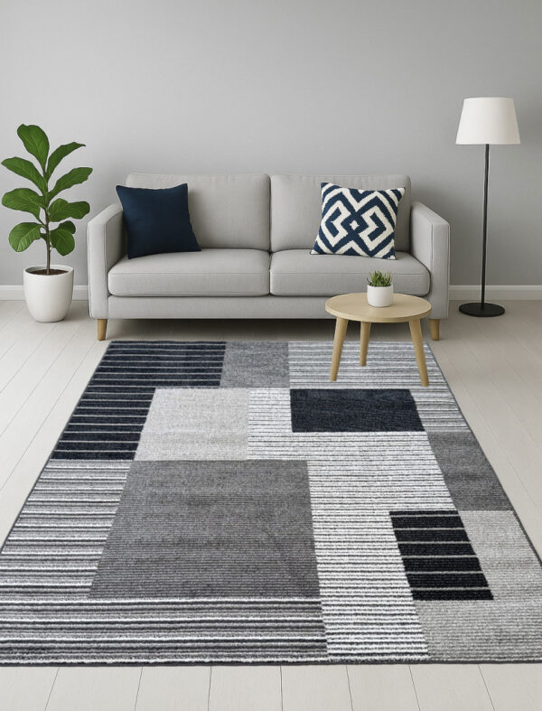 Modern szőnyeg Torino 5115 (Gray) 60xszett 3db os Szürke
