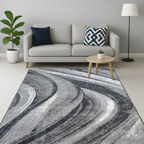 Modern szőnyeg Torino 703 (Gray) 60xszett 3db os Szürke