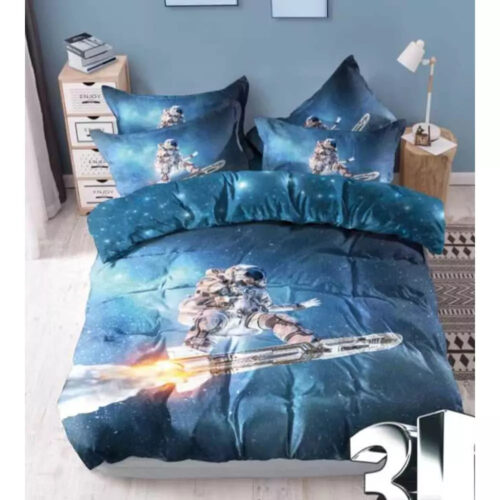 Ágyneműhuzat 3d Űrhajós extrem 3 részes
