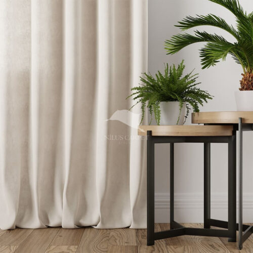 Kész sötétítő függöny új Velvet 1db 140x250cm Krém