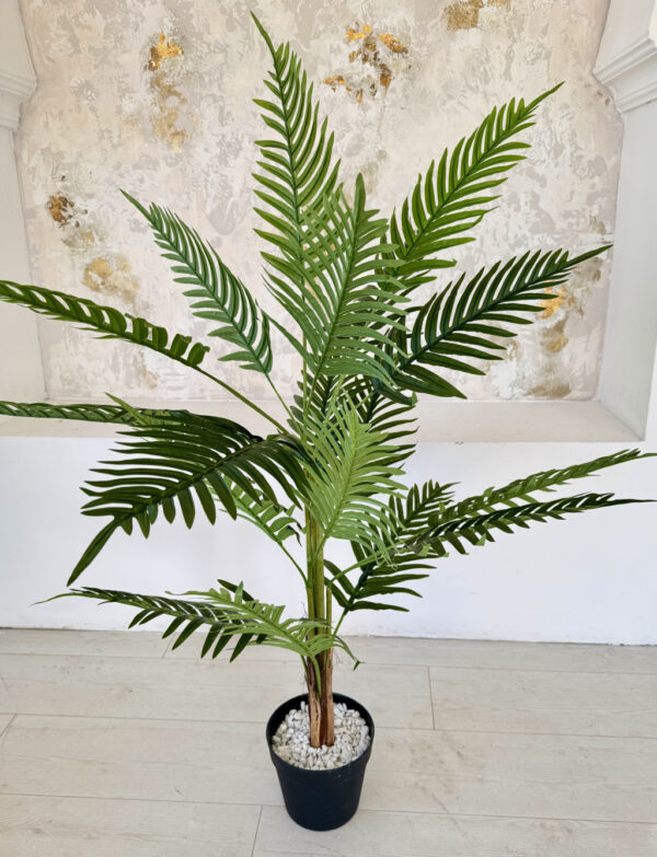 Műnövény Waikiki pálma Zöld 120-130cm Fekete Vázával