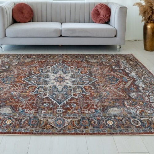 Klasszikus szőnyeg Ziegler 771 (Red) 70x150cm Bordó-Terra