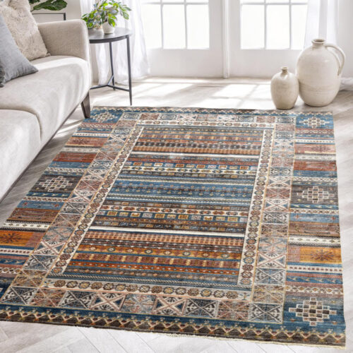 Klasszikus szőnyeg Ziegler 945 (Navy) 70x150cm Terra-Kék