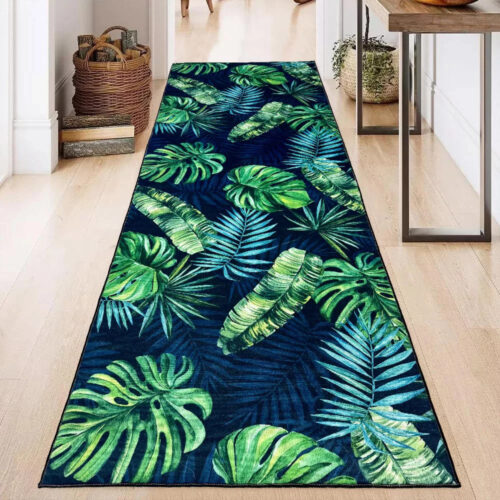 Konyhai szőnyeg Gordon 80x150cm Zöld Pálmás