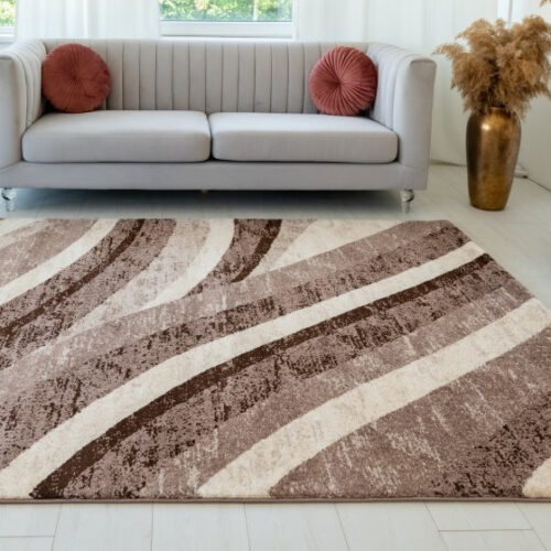 Modern szőnyeg Alina 2455 (Brown) 160x220cm Bézs