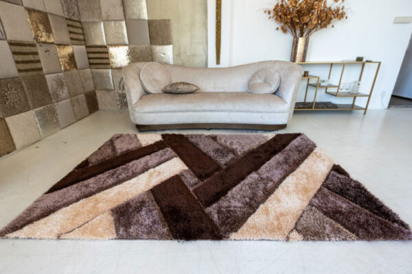 Shaggy szőnyeg Alvira Lux 1146 (Brown) 80x150cm Barna