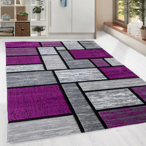 Modern szőnyeg Carneval 1501 (L.Grey-Purple) 60x220cm Lila-Szürke
