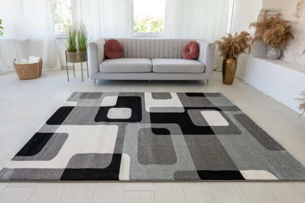 Modern szőnyeg Malaga 2301 (Gray) 60xszett 3db os Szürke