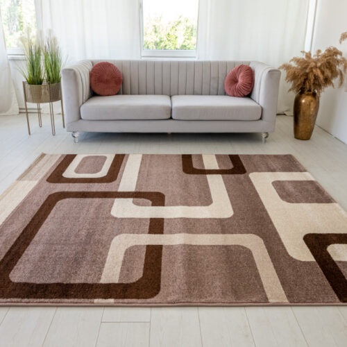 Modern szőnyeg Malaga 2305 (Brown) 80xszett 3db os Barna