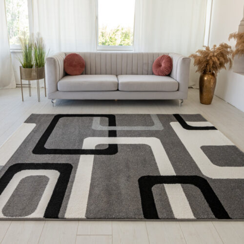 Modern szőnyeg Malaga 2305 (Gray) 80xszett 3db os Szürke