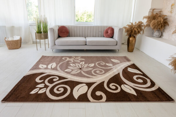 Modern szőnyeg Malaga 2308 (Brown) 60xszett 3db os Barna