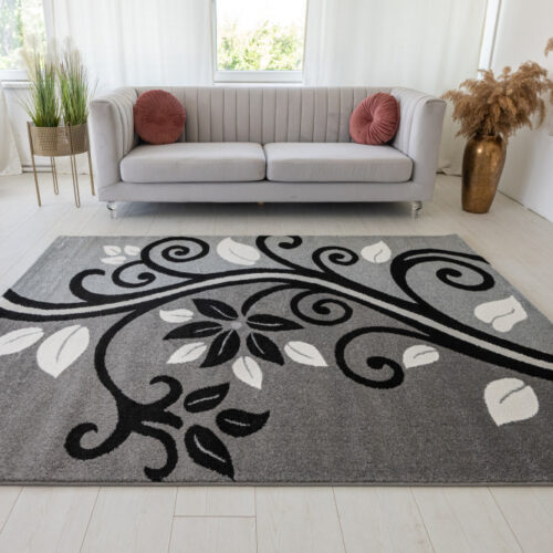 Modern szőnyeg Malaga 2308 (Gray) 60xszett 3db os Szürke