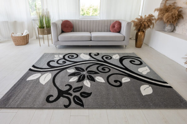 Modern szőnyeg Malaga 2308 (Gray) 60xszett 3db os Szürke